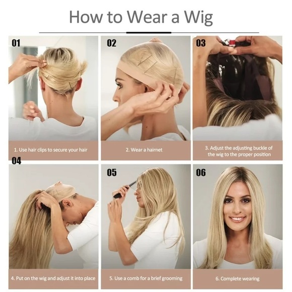 24 “dark roots  blonde balayage wig - Picture 14 of 16